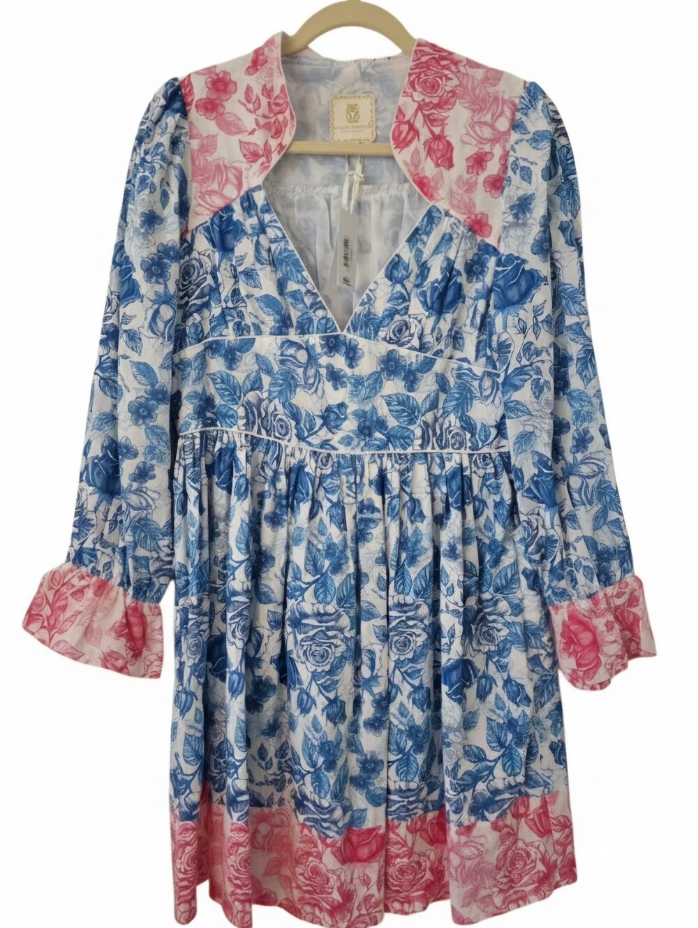 Simply southern long sleeve floral dress Nwt